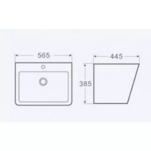 Раковина подвесная WeltWasser SK GELBACH 006, изображение 2
