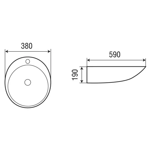 Раковина накладная WeltWasser SK ELBACH 1037, изображение 4