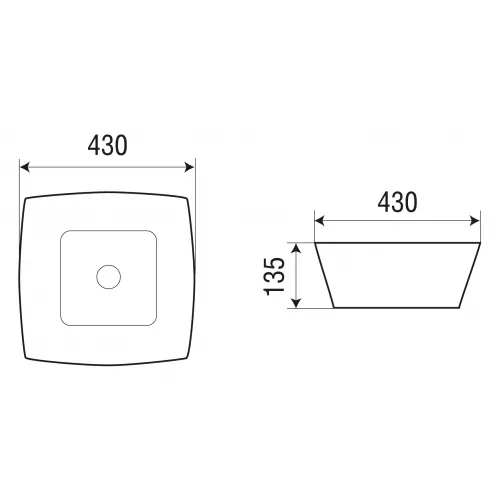 Раковина накладная WeltWasser SK ELBACH 2076, изображение 4