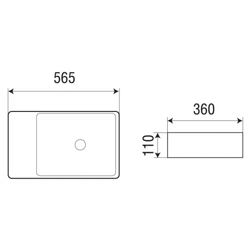 Раковина накладная WeltWasser SK ELBACH 2263, изображение 4