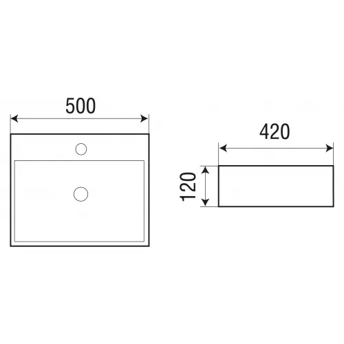 Раковина накладная WeltWasser SK ELBACH 21733 MW, Выбрать цвет: Матовая белая, изображение 4