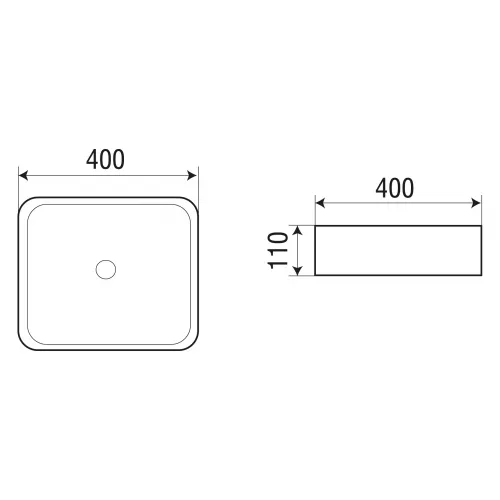 Раковина подвесная WeltWasser ELBACH 2179, Выбрать цвет: Матовая черная, изображение 4