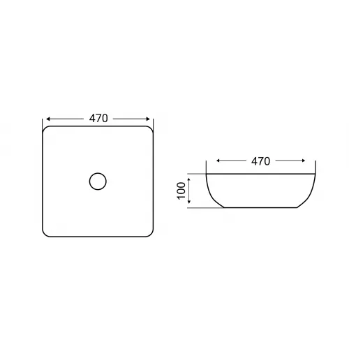 Раковина накладная WeltWasser SK ELBACH 21833, изображение 4