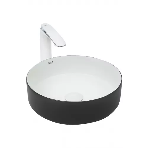 Раковина накладная WeltWasser SK ELBACH 3134, Выбрать цвет: Черная белая