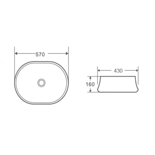 Раковина накладная WeltWasser SK ELBACH 32100, изображение 4