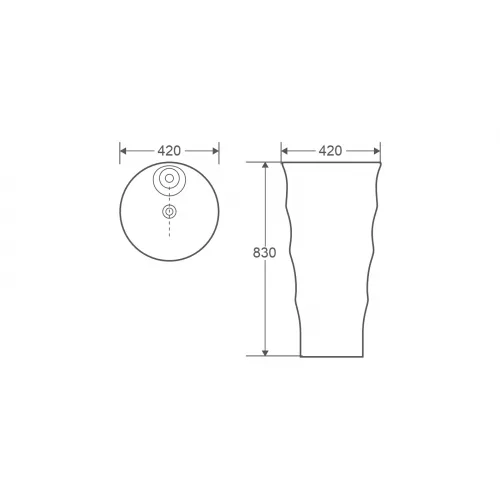 Раковина напольная WeltWasser SK SALZBACH 007S GL-WT, изображение 4