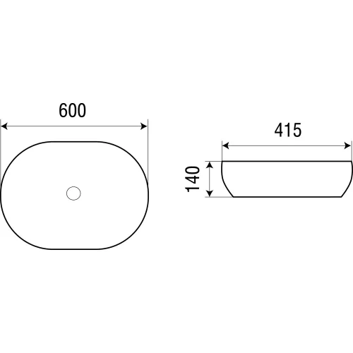 Раковина подвесная WeltWasser ELBACH 2192, изображение 2