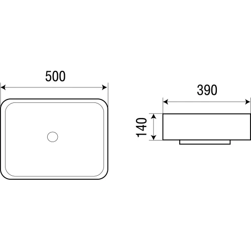 Раковина подвесная WeltWasser ELBACH 2195, Выбрать цвет: Белый глянец, изображение 2