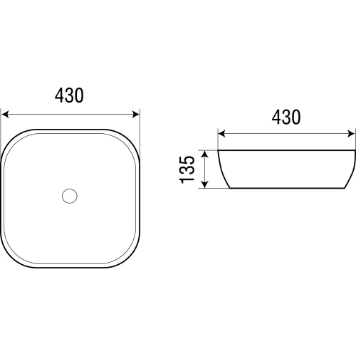Раковина подвесная WeltWasser ELBACH 2198, изображение 2