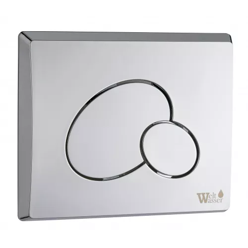 Санфаянс: Кнопка смыва  для инсталляции WeltWasser MAR 410 RD хром 1 в магазине Акватория