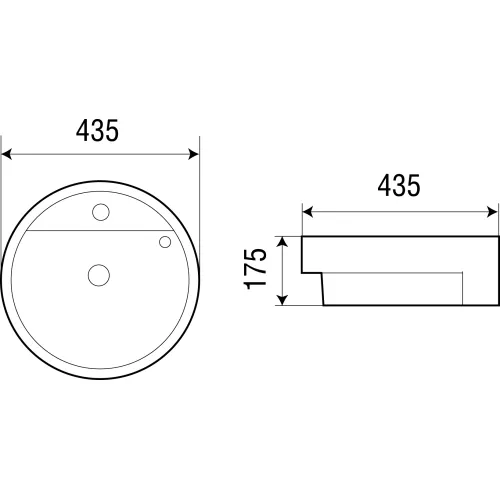 Раковина подвесная WeltWasser DEILBACH 4003, изображение 2