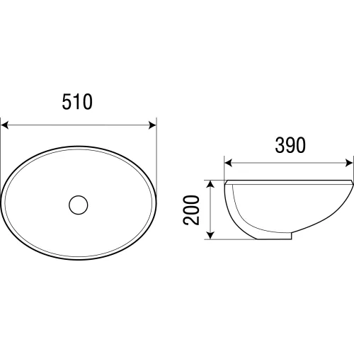 Раковина подвесная WeltWasser DEILBACH 6005, изображение 2