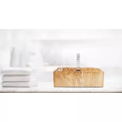 Раковина накладная WeltWasser SK ELBACH 2177 M846, Выбрать цвет: Мрамор черная с белым, изображение 2