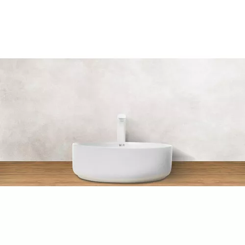 Раковина накладная WeltWasser SK ELBACH 3134, Выбрать цвет: Матовая белая, изображение 2