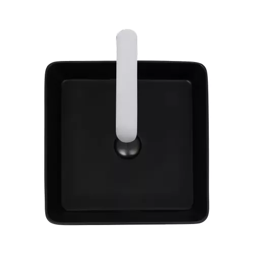 Раковина подвесная WeltWasser ELBACH 2179, Выбрать цвет: Матовая черная, изображение 3