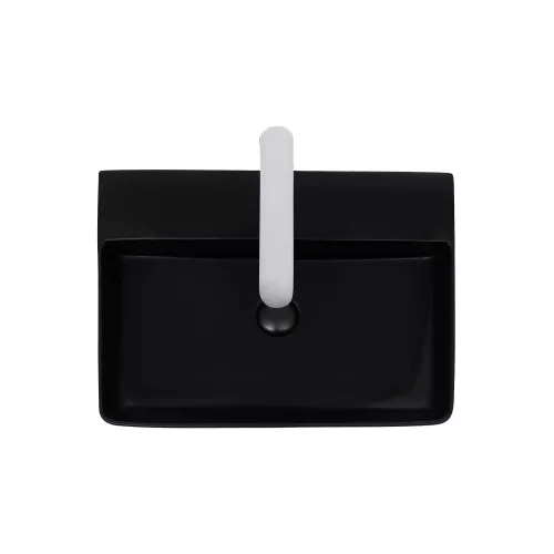 Раковина накладная WeltWasser SK ELBACH 2173 MB, Выбрать цвет: Матовая черная, изображение 3