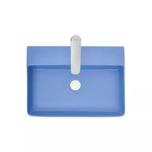 Раковина накладная WeltWasser SK ELBACH 2173 MBL, Выбрать цвет: Матовая голубая, изображение 3