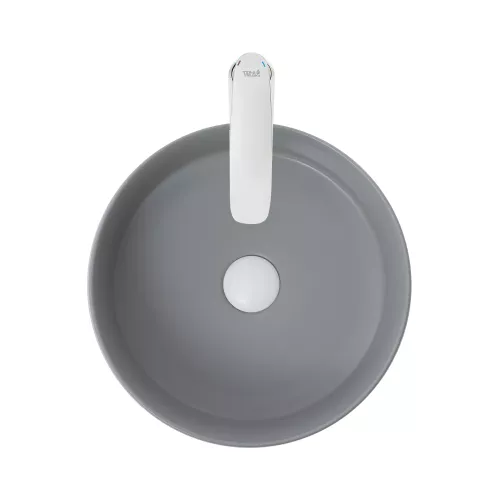 Раковина накладная WeltWasser SK ELBACH 3134, Выбрать цвет: Матовая светло-серая, изображение 3