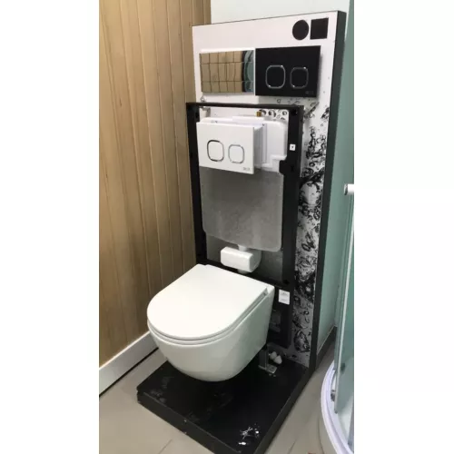 Инсталляция для подвесного унитаза  WeltWasser AMBERG 506 без кнопки, изображение 2