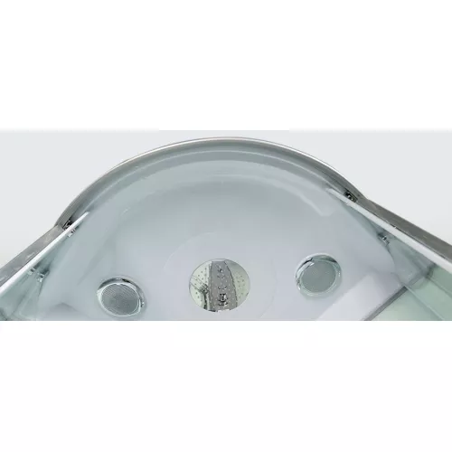 Душевая кабина WeltWasser WW500 HALLE, Цвет стекла: прозрачное, Цвет профиля: Хром, Тип поддона: Высокий, Выбрать размер: 80x80 , Внешний вид: без гидромассажа, изображение 5