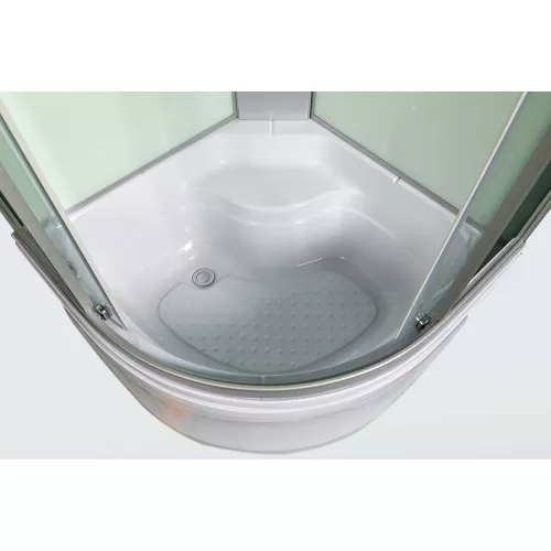 Душевая кабина WeltWasser WW500 HALLE, Цвет стекла: прозрачное, Цвет профиля: Хром, Тип поддона: Высокий, Выбрать размер: 80x80 , Внешний вид: без гидромассажа, изображение 4