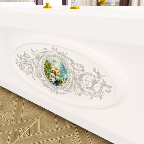 Ванна акриловая Radomir Fra Grande Фернандо 190х90 хром, Выбрать цвет: Хром, изображение 12