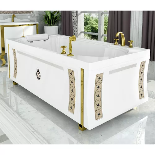 Ванна акриловая Radomir Fra Grande АНАБЕЛЬ 170х85 (бронза), Выбрать цвет: Бронза, изображение 6