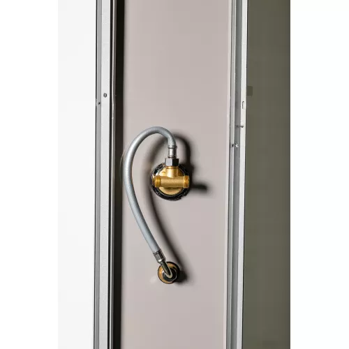 Душевая кабина WeltWasser WW500 EMMER 13555-2/12055-2/11055-2, Цвет стекла: прозрачное, Цвет профиля: Хром, Тип поддона: Высокий, Выбрать размер: 110x110, Внешний вид: без гидромассажа, изображение 16