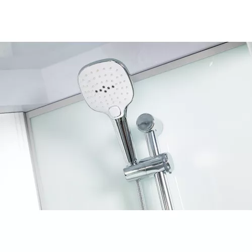 Душевая кабина WeltWasser WW500 EMMER 13555-2/12055-2/11055-2, Цвет стекла: прозрачное, Цвет профиля: Хром, Тип поддона: Высокий, Выбрать размер: 110x110, Внешний вид: без гидромассажа, изображение 12