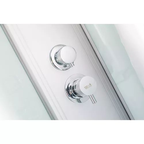 Душевая кабина WeltWasser WW500 EMMER 13555-2/12055-2/11055-2, Цвет стекла: прозрачное, Цвет профиля: Хром, Тип поддона: Высокий, Выбрать размер: 110x110, Внешний вид: без гидромассажа, изображение 14