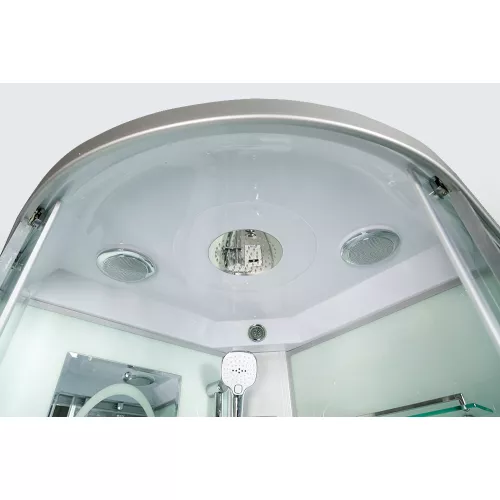 Душевая кабина WeltWasser WW500 EMMER 13555-2/12055-2/11055-2, Цвет стекла: прозрачное, Цвет профиля: Хром, Тип поддона: Высокий, Выбрать размер: 110x110, Внешний вид: без гидромассажа, изображение 3