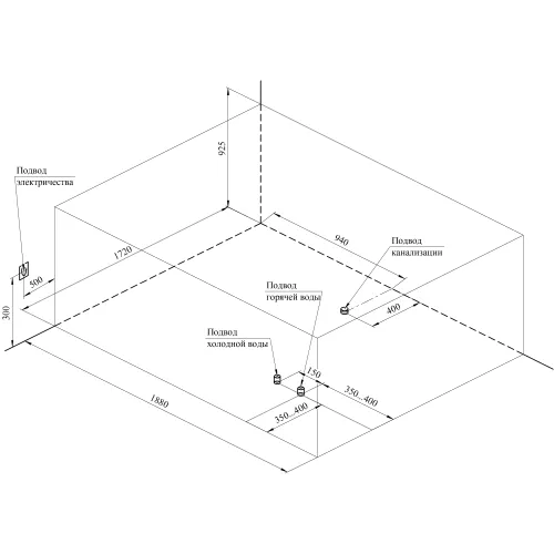 Мини-бассейн гидромассажный Radomir Цезарь Platinum 189х174 см, изображение 5