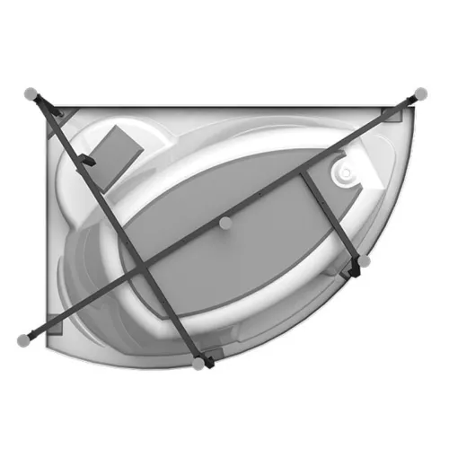 Ванна акриловая Radomir Алари 168х120 см, Ориентация: Правая, изображение 8