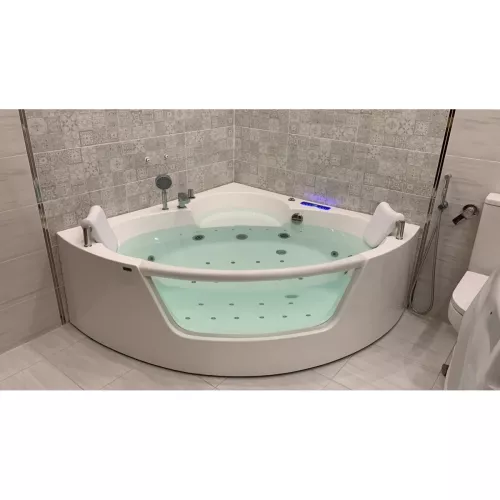 Гидромассажная ванна Frank F165/164 угловая, Выбрать размер: 140х140, изображение 3