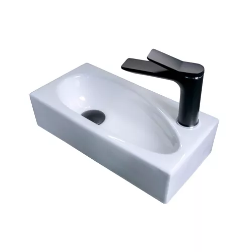 Подвесная белая раковина для ванной Gid N9265, изображение 2