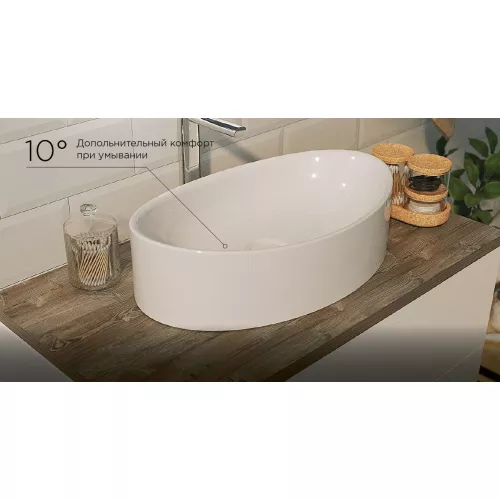 Раковина 1Marka  Roll 53 Polytitan, изображение 2