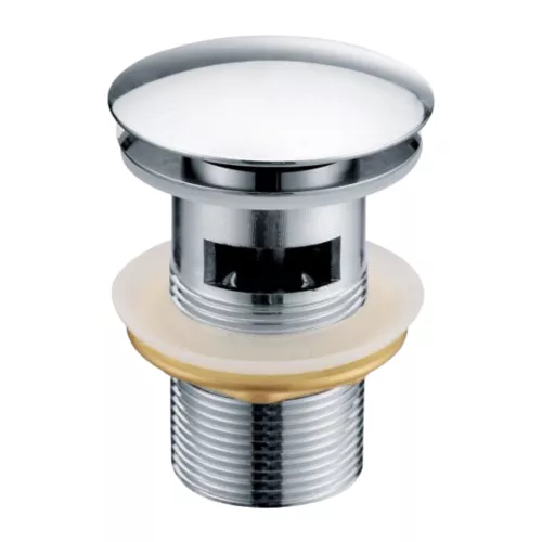 Донный клапан для раковины хром с переливом Gid CH100-1