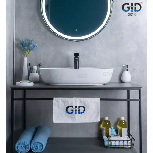 Накладная белая раковина для ванной Gid D1346, изображение 3