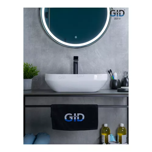 Накладная раковина для ванной Gid D1468 белая, изображение 5