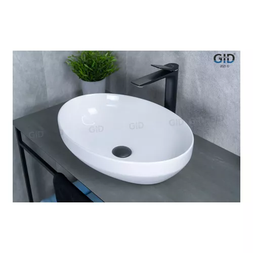 Накладная раковина для ванной Gid D1469 белая, изображение 7