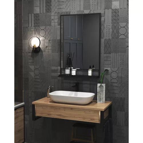 Зеркало 1Marka GRUNGE LOFT 60П, изображение 3