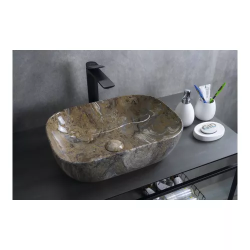 Санфаянс: Накладная раковина для ванной Gid Mnc333T под камень 1 в магазине Акватория