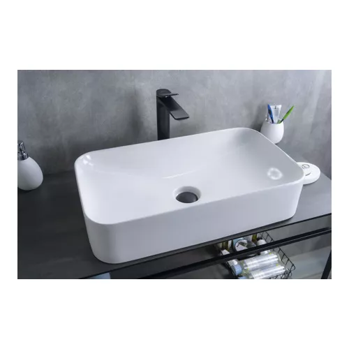 Санфаянс: Накладная раковина для ванной Gid N9596 белая 1 в магазине Акватория