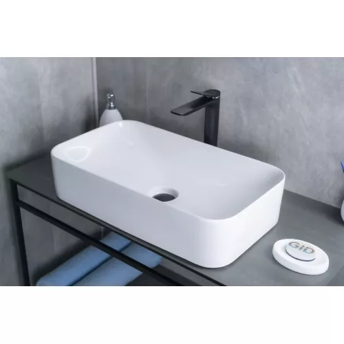 Накладная раковина для ванной Gid N9596 белая, изображение 3