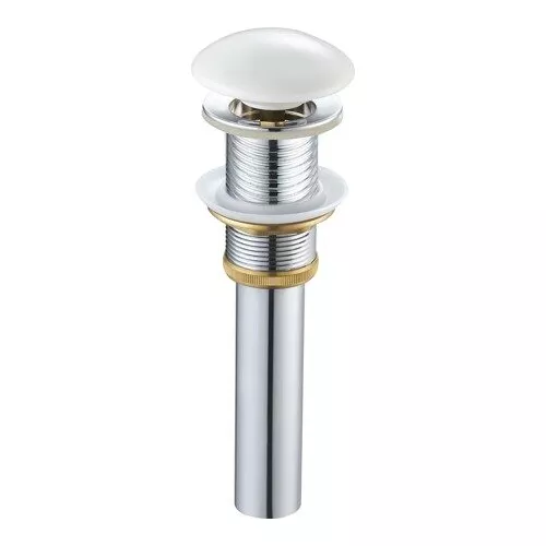 Донный клапан без перелива Gid WH100 белый керамический