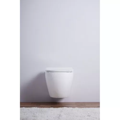 Унитаз подвесной ESBANO AMAPOLA (Matt White) 530x365x370, изображение 4