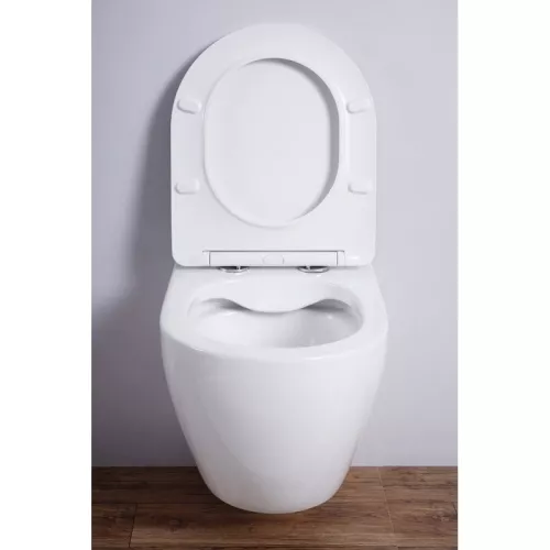 Унитаз подвесной ESBANO AMAPOLA (Matt White) 530x365x370, изображение 5