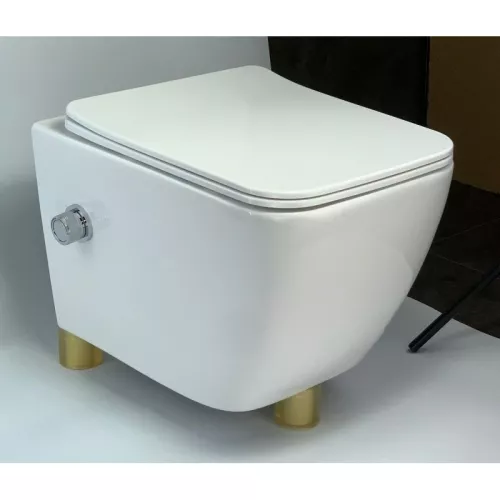 Унитаз-Биде подвесной ESBANO LEON-WB (White) 515x360x395, изображение 3