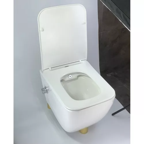 Унитаз-Биде подвесной ESBANO LEON-WB (White) 515x360x395, изображение 4