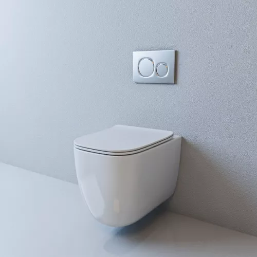 Санфаянс: Унитаз подвесной ESBANO GARANT (White) 510x350x360 1 в магазине Акватория